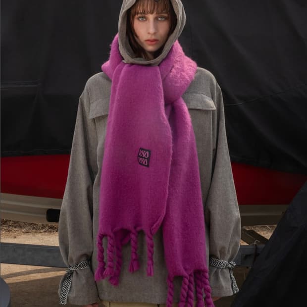 Kyo 쿄 헤어리 머플러