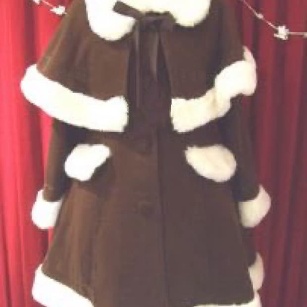 베이비 더 스타 샤인 브라이트 코트 블랙 화이트 로리타 히메갸루 퍼