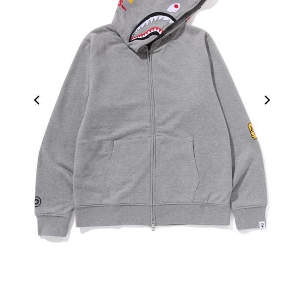 베이프 후드집업 2nd Shark Full Zip Hoodie
