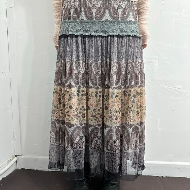 ethnic long skirt