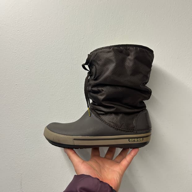 크록스 부츠 브라운 250-255