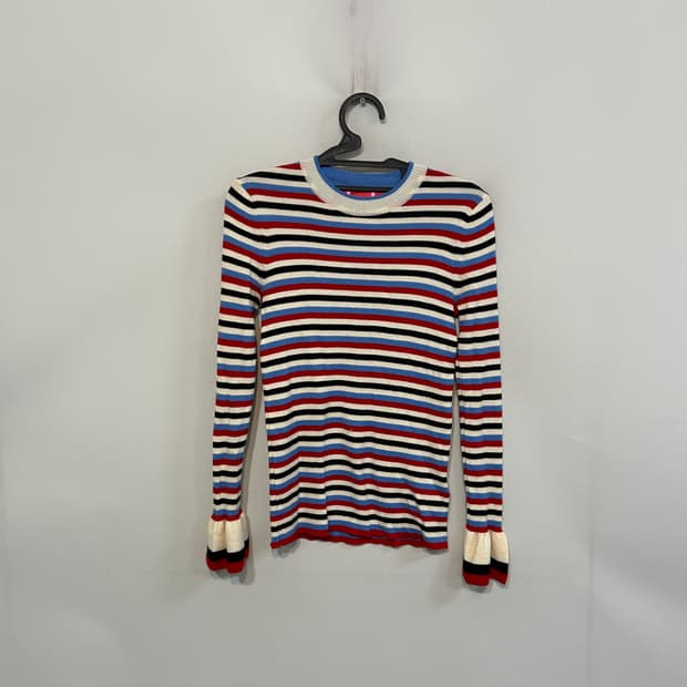 럭키슈에뜨 여성 스트라이프 니트 38사이즈 66