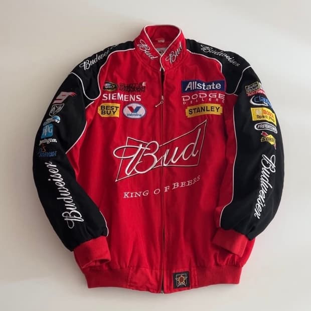 체이스 어센틱 버드와이저 레이싱 자켓