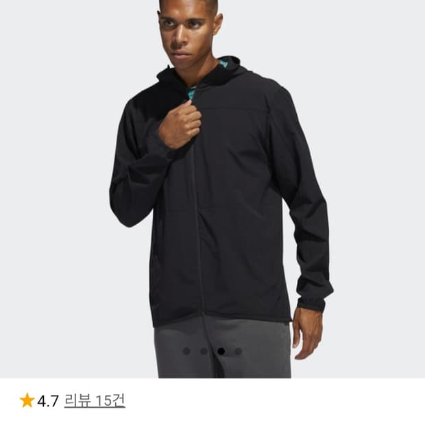 아디다스 경량 우븐 바람막이 집업 FL1507 씨티 풀 집 우븐 후디 C