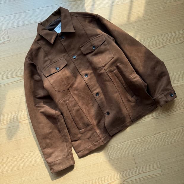 토가 스웨이드 트러커 자켓