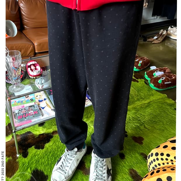 JPN Vintage Star Pattern Sweat Pants