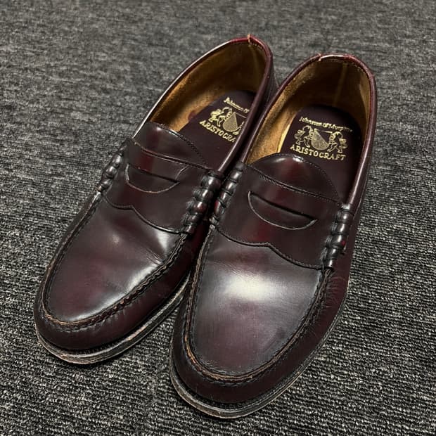 Johnston& Murphy 다크 버건디 페니로퍼