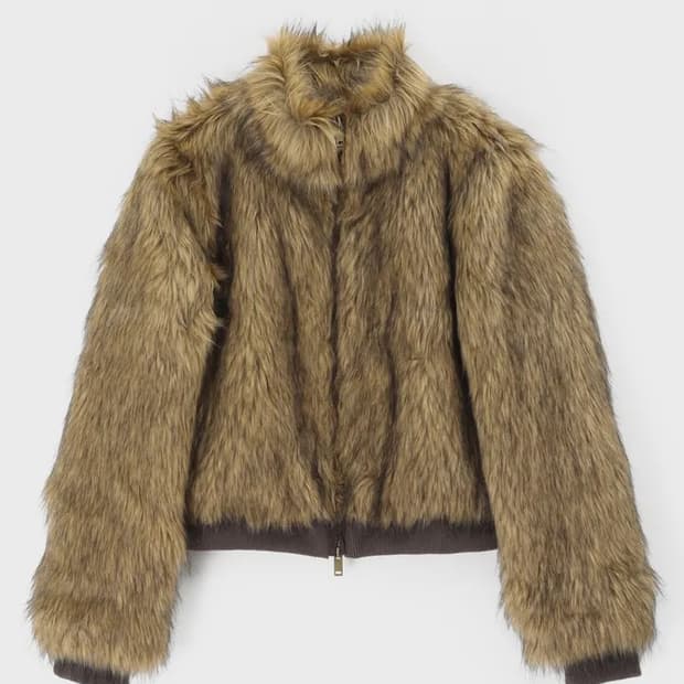 블랙업 퍼자켓 라뷰 투톤퍼 하이넥 점퍼 새상품