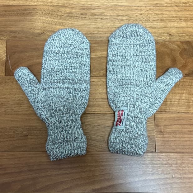 뉴베리니팅 사슴가죽 벙어리장갑 ML 오트밀