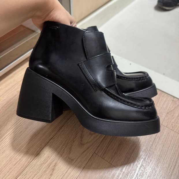 페니 로퍼 앵클 부츠