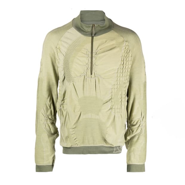 로아 하프집 3d 니트 그린 XL