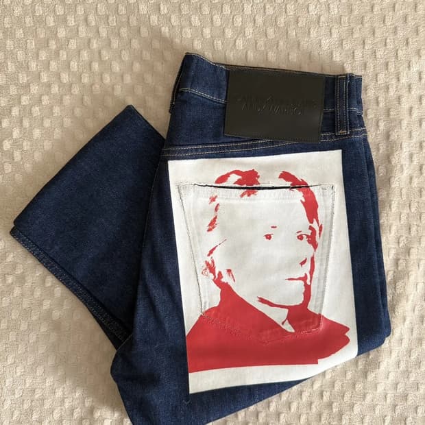 구매글) 205w39nyc 앤디워홀 데님 팬츠