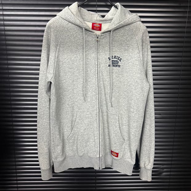 디키즈 그레이 회색 후드 집업 워크 미국 usa S M 90 95 스웻