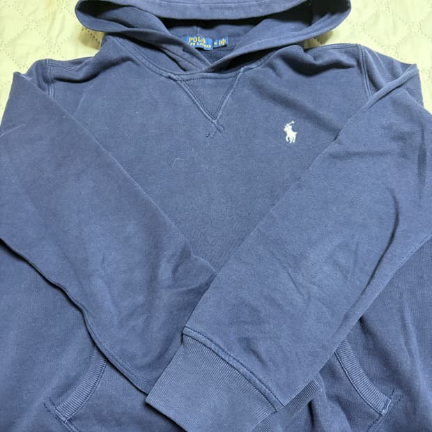 폴로 랄프 로렌 네이비 후드티 m