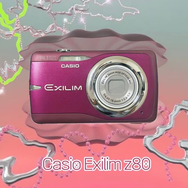풀셋!) Casio exilim z550 핑크 카시오 엑슬림