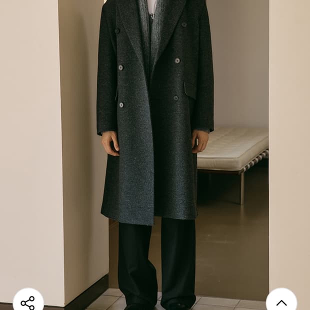 마리떼 더블코트 남녀공용M 차콜