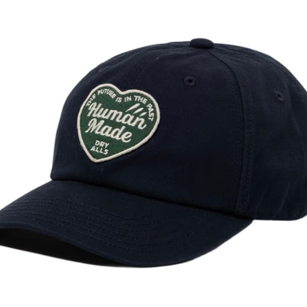 휴먼 메이드 6 패널 트윌 캡 네이비 볼캡 모자 humanmade