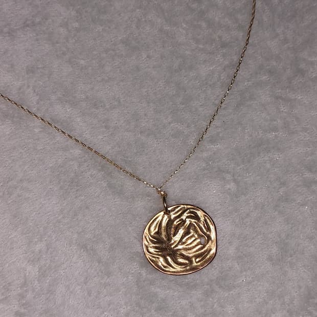 모리걸 히피 오리엔탈 보헤미안 금색 펜던트 목걸이