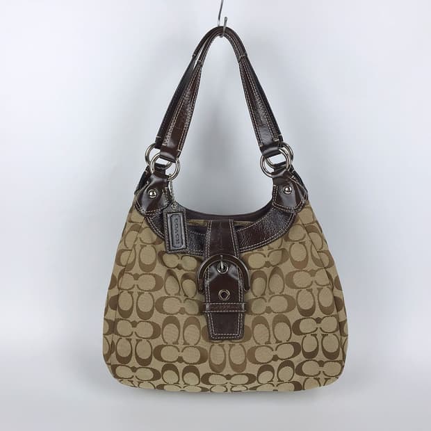 코치 COACH Y2K 시그니처 자카드 호보백 숄더백 가방