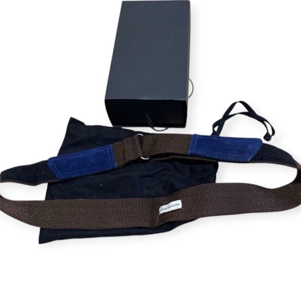 드리스반노튼 블루브라운 위빙 벨트