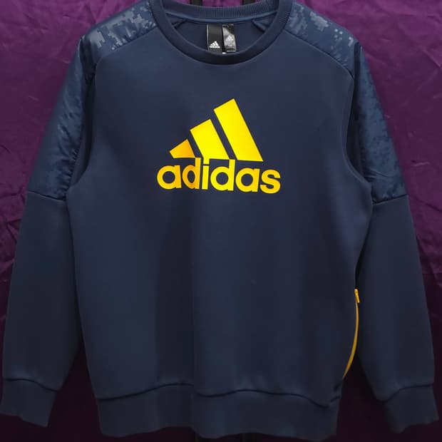 아디다스 키즈 YB 아이디 크루넥 맨투맨 160