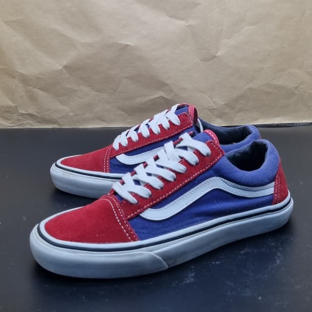 반스 올드스쿨 빨보 여성스니커즈240