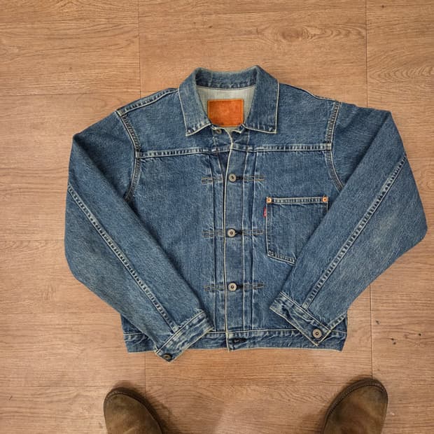 리바이스 90s lvc 1세대 빅E 71506 데님자켓 38사이즈