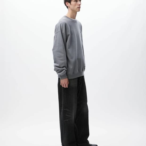 네이버후드 24aw WASHED DENIM DP WIDE PANT (L)