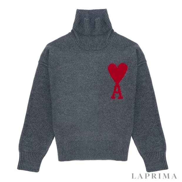 아미 빅하트 터틀넥 니트(공용xs)