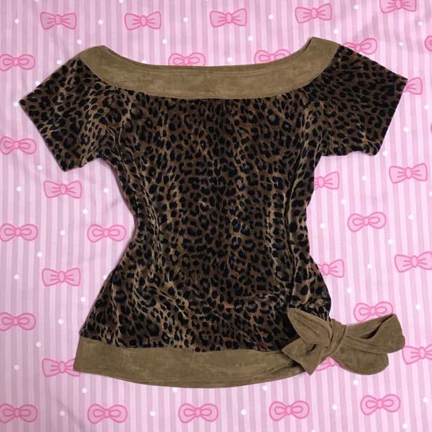 오네갸루 호피 스웨이드