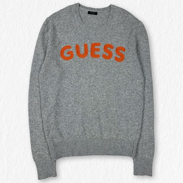 게스 레터링 키치 맨투맨