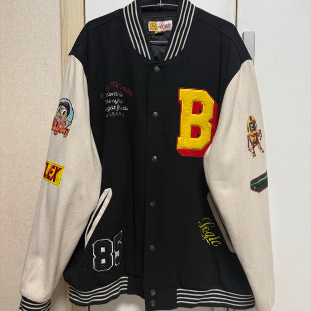 Logic 레터맨 야구 바시티 점퍼