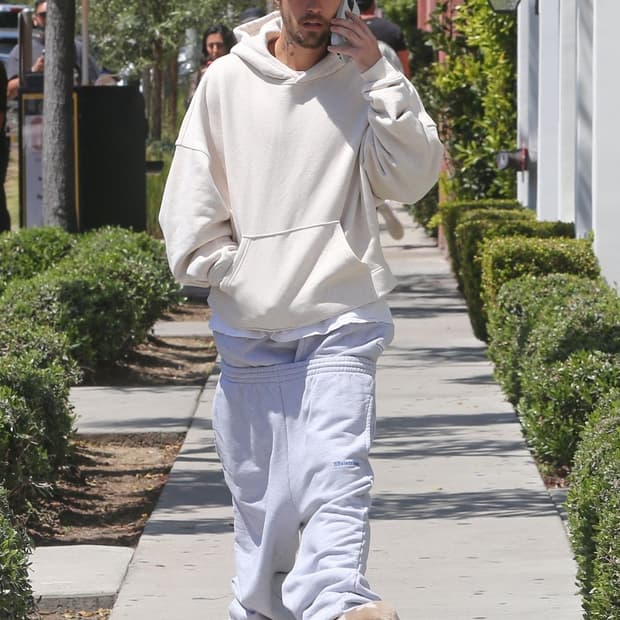 발렌시아가 트롱프뢰유 복서 스웨트팬츠 새깅