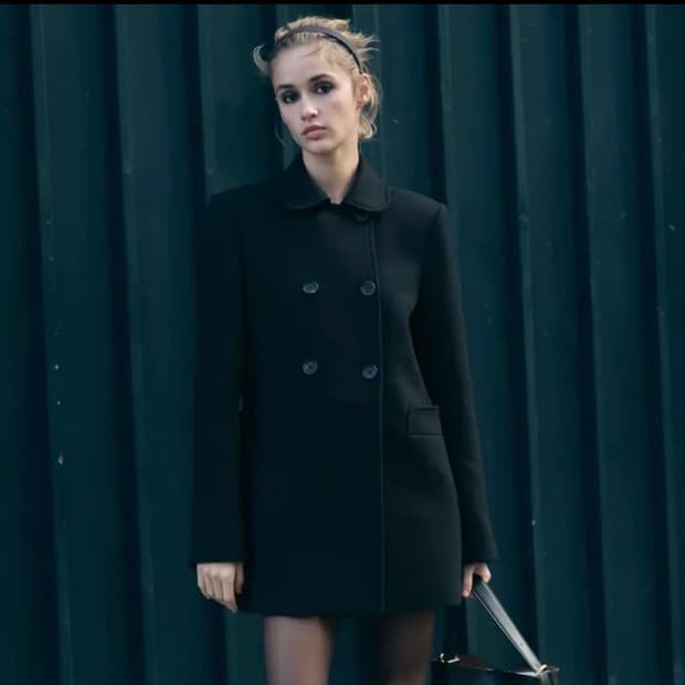 자라 더플코트 M 