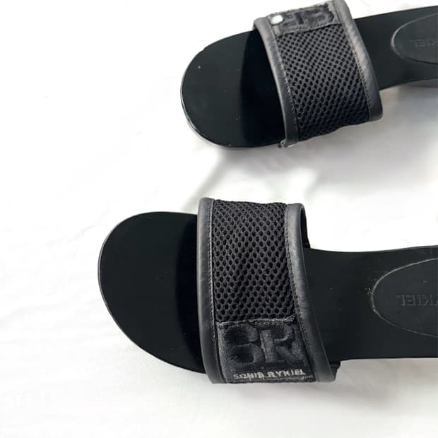 SONIA RYKIEL mesh strap mule