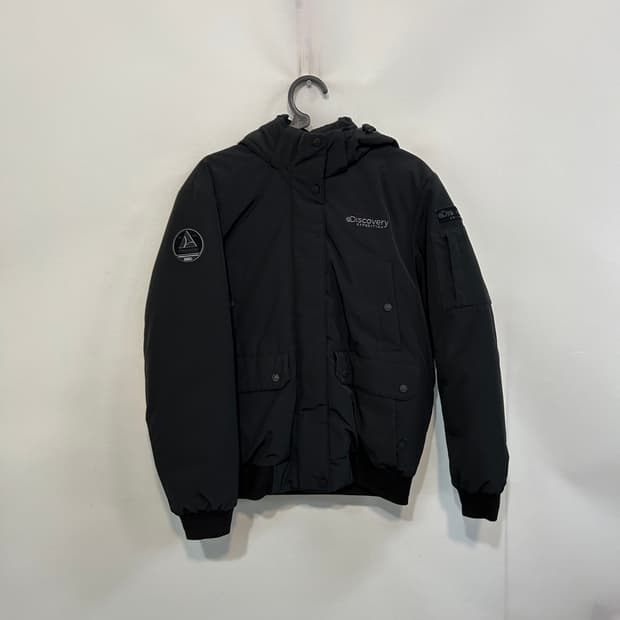 디스커버리 2020 여성 덕다운 숏패딩 100 블랙 상태최상