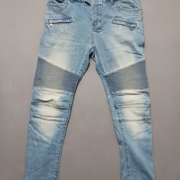 [30] 발망 워싱 바이커진 청바지