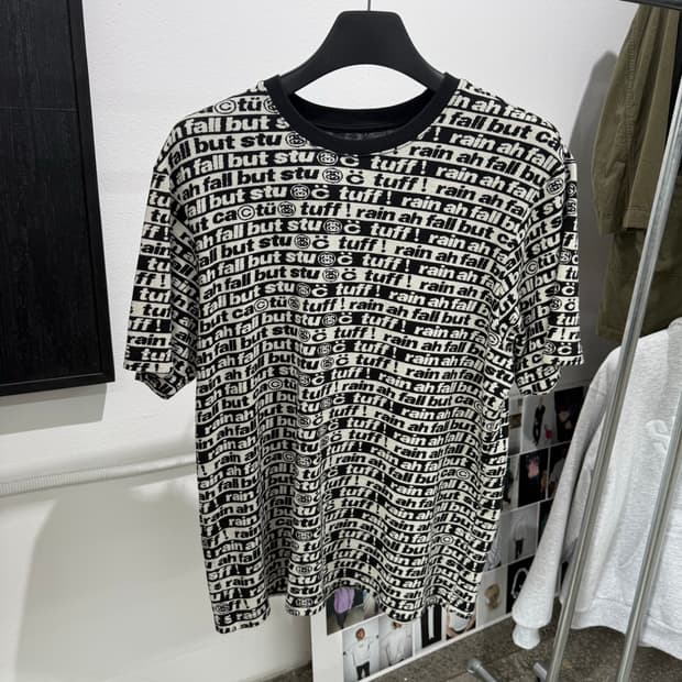 [L] stussy x cpfm jacquard tee