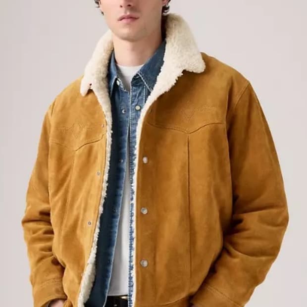 리바이스 리얼 스웨이드 시어링 쉐르파 자켓 새제품 