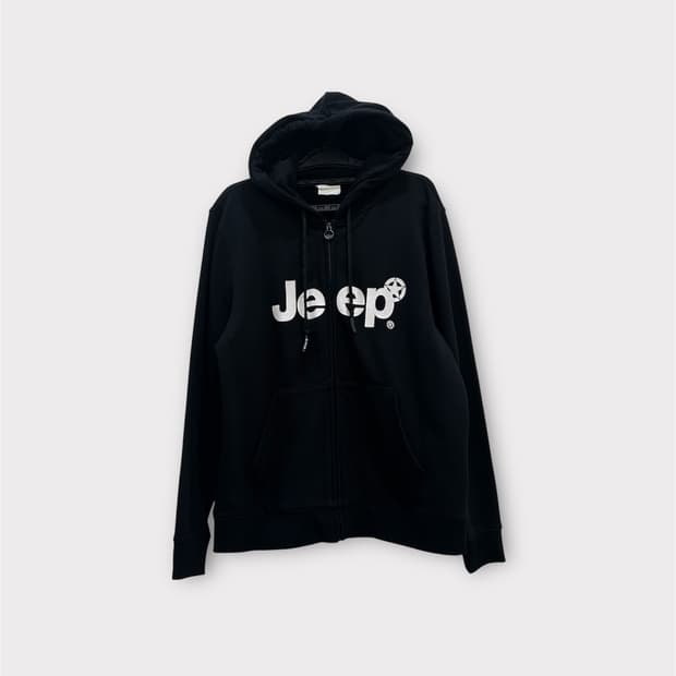 지프 Jeep 블랙 후드집업 남성 XL 105사이즈
