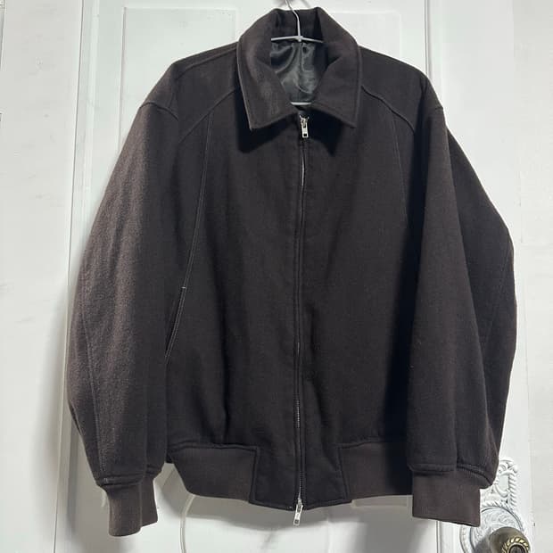 드로우핏 울 스타디움 라인 자켓