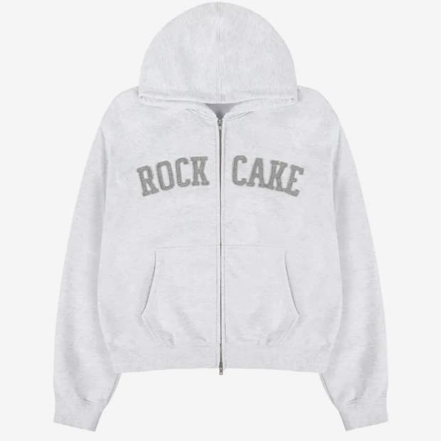 락케이크 아치로고 후드집업