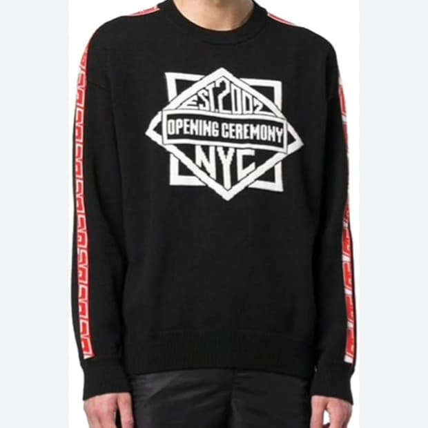 오프닝 세레모니 그래픽 니트