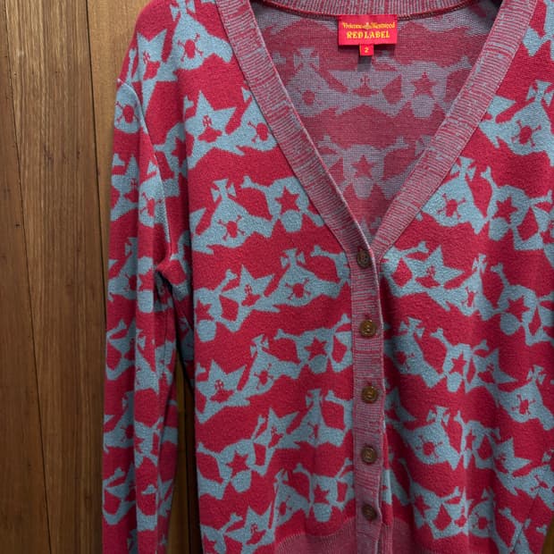 비비안웨스트우드 레드라벨 가디건