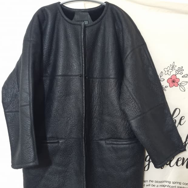 빈티지 천연 양가죽 무스탕 코트 66