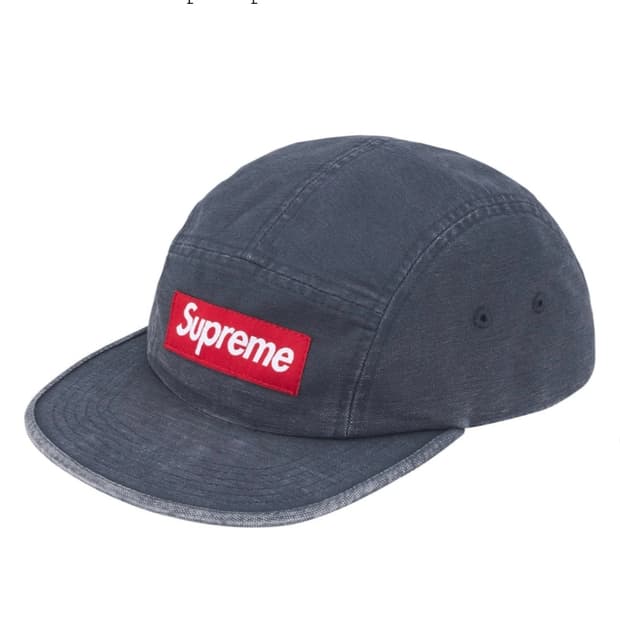 supreme canvas camp cap