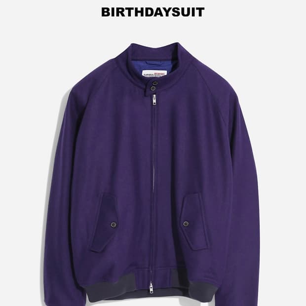 벌스데이수트 울 해링턴 자켓 m