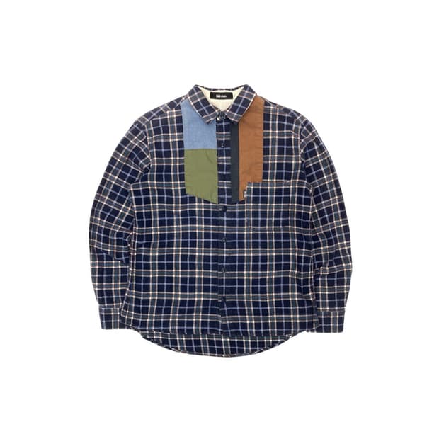 Ne-net Patchwork Check Shirt