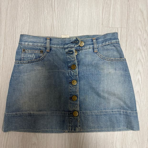 끌로에 데님 스커트