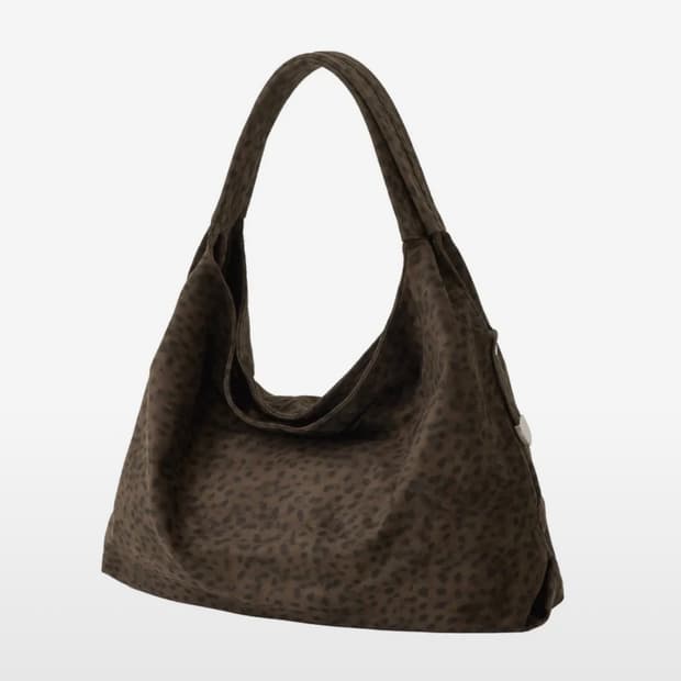 샌드뮤지엄 CACTUS HOBO BAG [Leopard Brown]